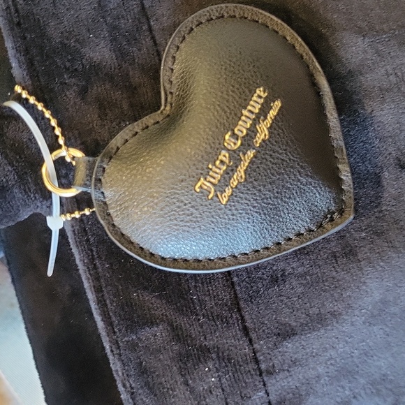 Juicy Couture Black Tote with Rhinestone Logo - Picture 2 of 8